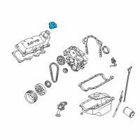 OEM 2005 Ford Taurus Filler Cap Diagram - F4DZ-6766-AFFV