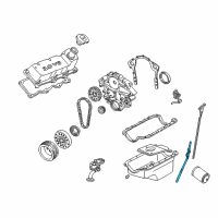 OEM 2005 Mercury Sable Tube Assembly Diagram - 2F1Z-6754-AA
