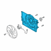 OEM 2020 Kia Niro EV SHROUD-Radiator Diagram - 25350G7000