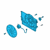 OEM 2021 Hyundai Kona Electric Blower Assembly Diagram - 25380-G7000