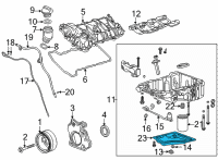 OEM 2022 Cadillac CT5 Lower Oil Pan Diagram - 12672123