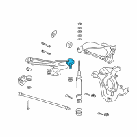 OEM 1999 Dodge Durango Pkg Part-Lower Control Arm Diagram - 52038886AB