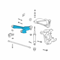 OEM 1998 Dodge Durango Suspension Control Arm Diagram - 52038903AC