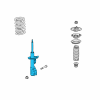 OEM 2004 Saturn Vue Front Suspension Strut Kit Diagram - 22725425