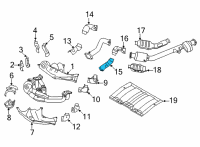 OEM Toyota GR86 Heat Shield Diagram - SU003-09555