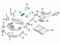 OEM Toyota GR86 Heat Shield Diagram - SU003-09553