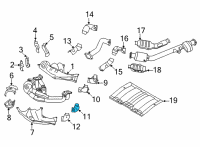 OEM 2020 Toyota 86 Converter Shield Diagram - SU003-06436