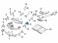 OEM Toyota GR86 Heat Shield Diagram - SU003-09546