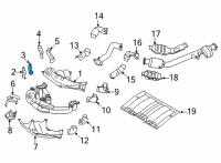 OEM 2020 Toyota 86 Converter Shield Diagram - SU003-06434