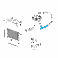 OEM Buick Reservoir Hose Diagram - 95383952