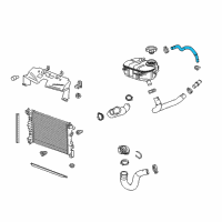 OEM Chevrolet Trax Vent Hose Diagram - 95383975