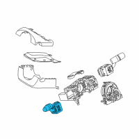 OEM 2016 Scion iA Headlamp Switch Diagram - 84140-WB007