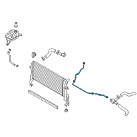 OEM 2018 Hyundai Kona Hose & Clamp Assembly Diagram - 25450-J9000