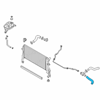 OEM 2018 Hyundai Kona Hose-Radiator Inlet Diagram - 25411-J9000