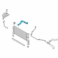 OEM Hyundai Kona Hose Assembly-Radaator, Lower Diagram - 25415-J9000