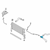 OEM Hyundai Filler Neck Assembly-Radiator Diagram - 25329-J9000