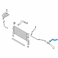 OEM 2021 Hyundai Kona Hose Assembly-Radiator, Upper Diagram - 25414-J9000