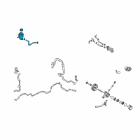 OEM Hyundai Reservoir & Hose Assembly-Power Steering G Diagram - 57190-3K110