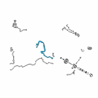 OEM Hyundai Hose Assembly-Power Steering Oil Pressure Diagram - 57510-3K100