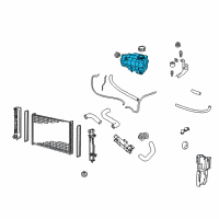 OEM Pontiac GTO Tank, Radiator Surge Diagram - 92055632