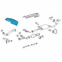 OEM 2013 Lexus RX350 Insulator, Front Floor Heat, NO.1 Diagram - 58151-0E012