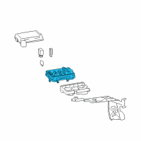 OEM 2007 Pontiac Solstice Block Asm-Engine Wiring Harness Junction Diagram - 25841828