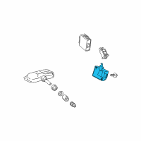 OEM 2014 Toyota Prius Plug-In Receiver Diagram - 89760-47030