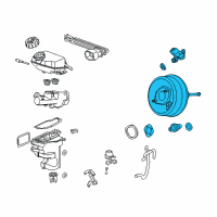 OEM Saturn Power Booster Diagram - 15271723