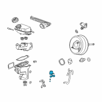 OEM Pontiac Solstice Auxiliary Pump Diagram - 20804130