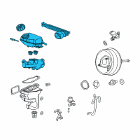 OEM 2007 Pontiac Solstice Cylinder Asm, Brake Master Diagram - 15271568