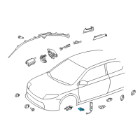 OEM 2020 Toyota Sienna Occupant Module Diagram - 89952-08011
