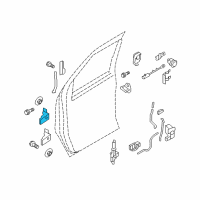 OEM 2013 Ford E-150 Upper Hinge Diagram - 6C2Z-1522800-A