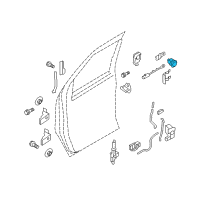 OEM 2009 Ford E-250 Lock Cylinder Diagram - 6C2Z-1521990-A