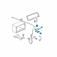 OEM Cadillac DTS Negative Cable Diagram - 22743866