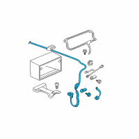 OEM 2008 Buick Lucerne Cable Asm-Battery Positive Diagram - 20977459