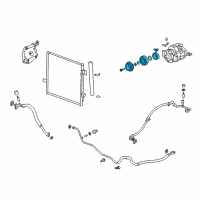 OEM GMC Clutch & Pulley Diagram - 20894157
