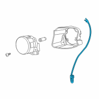 OEM 2020 Ram ProMaster 3500 Wiring-Fog Lamp Jumper Diagram - 4727679AA