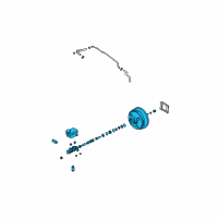 OEM Kia Booster & Master Cylinder Assembly Diagram - 591003E450