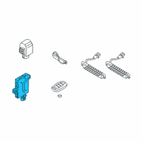 OEM Hyundai Veloster Module Assembly-Smart Key Diagram - 95480-J3110