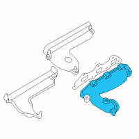 OEM Dodge Charger Exhaust Manifold Diagram - 4792762AB