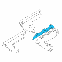 OEM 1999 Dodge Intrepid Gasket-Exhaust Manifold Diagram - 4663992