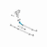 OEM 2001 Jeep Grand Cherokee Tie Rod-Tie Rod Diagram - 52088511