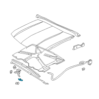 OEM Cadillac Eldorado Lock Assembly Diagram - 15757371