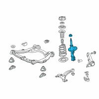 OEM 2016 Toyota Camry Strut Diagram - 48520-8Z039