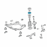 OEM 2013 Lexus RX350 Seat, Front Spring, Upper Diagram - 48471-41012