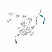 OEM Hyundai Azera Sensor Assembly-Oxygen, Rear(RH) Diagram - 39210-3C200