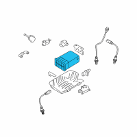 OEM Kia Sedona Canister Assembly Diagram - 314204D500