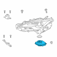 OEM 2020 Lexus RC350 Computer Sub-Assembly, H Diagram - 89907-24040