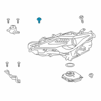 OEM Lexus LS460 Bolt Diagram - 90109-06382