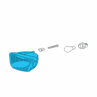 OEM Toyota Tacoma Lens & Housing Diagram - 81521-04010